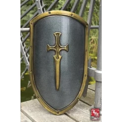 Epic Armoury LARP RFB Decorated Kite Shield -Medieval Clothing Sales Store larp rfb decorated kite shield 2