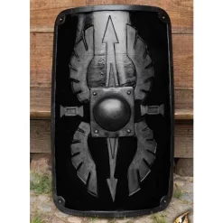 Epic Armoury LARP Roman Scutum, Black 7 Epic Armoury LARP Roman Scutum, Black -Medieval Clothing Sales Store larp roman scutum black 3