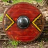 Epic Armoury LARP Shield Thegn, Red, 70 Cm