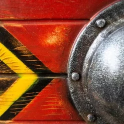 Epic Armoury LARP Shield Thegn, Red, 70 Cm -Medieval Clothing Sales Store larp shield thegn red 70 cm 4