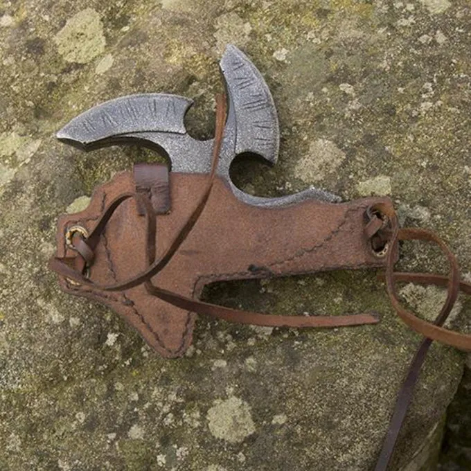 Epic Armoury LARP Shuriken With Holder, Brown 2 Epic Armoury LARP Shuriken With Holder, Brown - Image 2