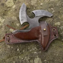 Epic Armoury LARP Shuriken With Holder, Brown