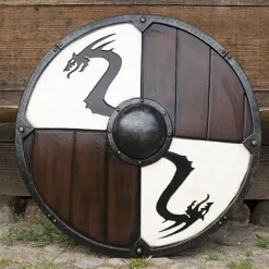 Epic Armoury LARP Viking Dragon Shield White