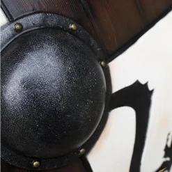 Epic Armoury LARP Viking Dragon Shield White -Medieval Clothing Sales Store larp viking dragon shield white 4