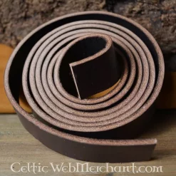 Leather Belt 15 Mm / 190 Cm, Brown