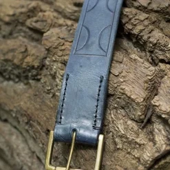 Epic Armoury Leather Belt Aruthia, Blue -Medieval Clothing Sales Store leather belt aruthia blue 1