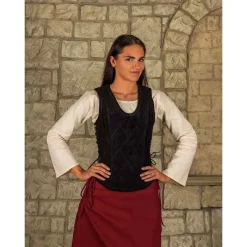 Mytholon Leather Bodice Lucy, Black