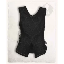 Mytholon Leather Bodice Lucy, Black 10 Mytholon Leather Bodice Lucy, Black -Medieval Clothing Sales Store leather bodice lucy black 4