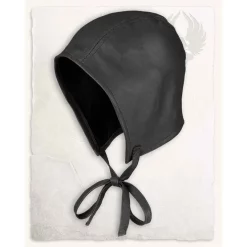 Mytholon Leather Cap Martinus, Black