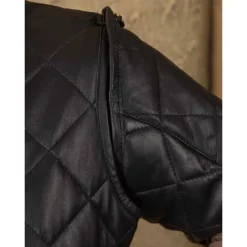 Mytholon Leather Gambeson Haldur, Black -Medieval Clothing Sales Store leather gambeson haldur black 2