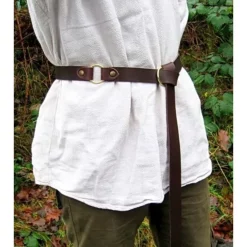 Leather Ring Belt, Brown 7 Leather Ring Belt, Brown -Medieval Clothing Sales Store leather ring belt brown 2