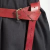 Epic Armoury Leather X-belt, Red