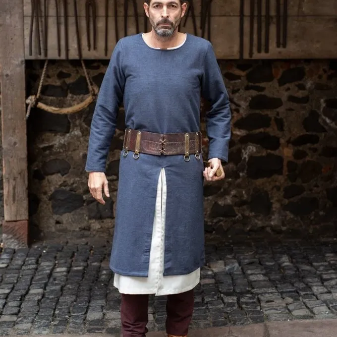 Burgschneider Long Medieval Tunic Arnaud, Grey 2 Burgschneider Long Medieval Tunic Arnaud, Grey - Image 2