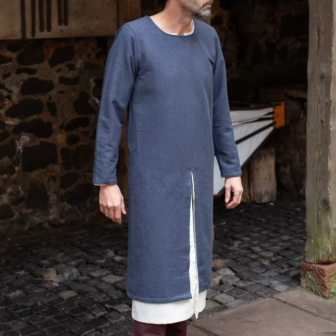 Burgschneider Long Medieval Tunic Arnaud, Grey 1 Burgschneider Long Medieval Tunic Arnaud, Grey
