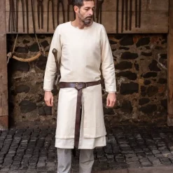 Burgschneider Long Medieval Tunic Arnaud, Natural