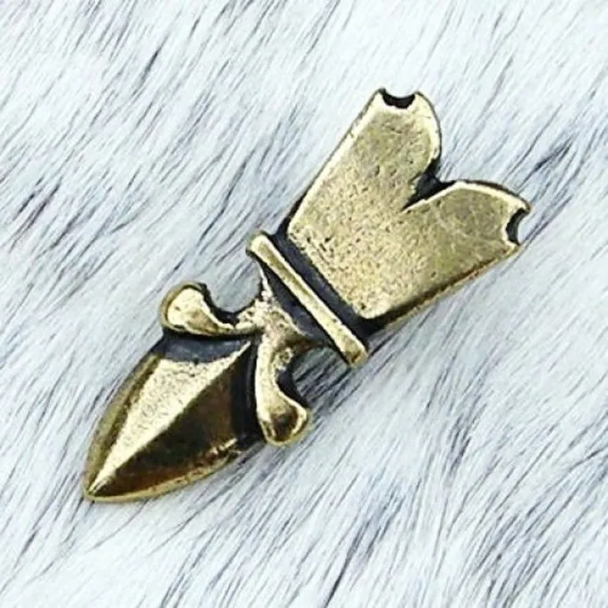 Medieval Belt End (1250-1500), Silvered 1 Medieval Belt End (1250-1500), Silvered