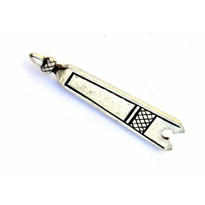 Medieval Belt End (1350-1500), Silvered 1 Medieval Belt End (1350-1500), Silvered