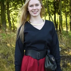 Medieval Blouse Aubrey, Black