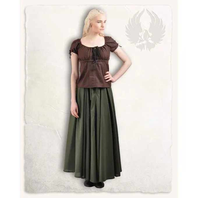 Mytholon Medieval Blouse Claudia, Black 2 Mytholon Medieval Blouse Claudia, Black - Image 2