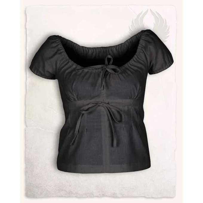 Mytholon Medieval Blouse Claudia, Black 1 Mytholon Medieval Blouse Claudia, Black