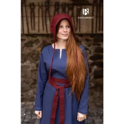 Burgschneider Medieval Bonnet Emma, Burgundy -Medieval Clothing Sales Store medieval bonnet emma burgundy 2