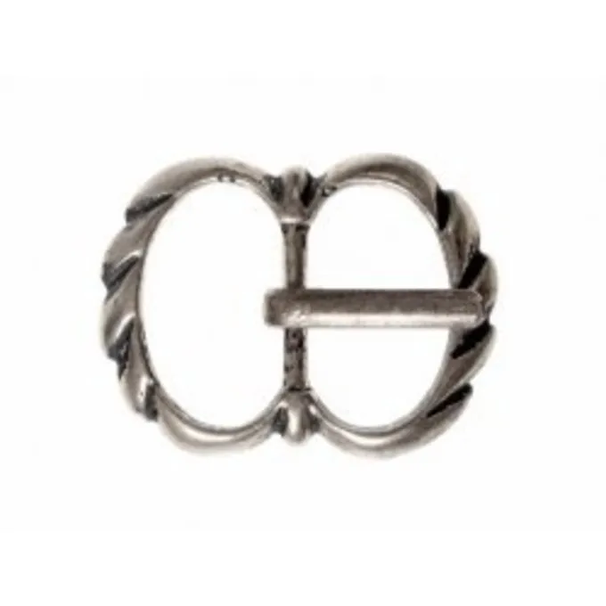Medieval Buckle Small, Silver Plated 1 Medieval Buckle Small, Silver Plated
