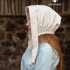 Burgschneider Medieval Cap Dagmar, Natural