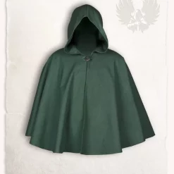 Mytholon Medieval Cape Kim Wool, Green