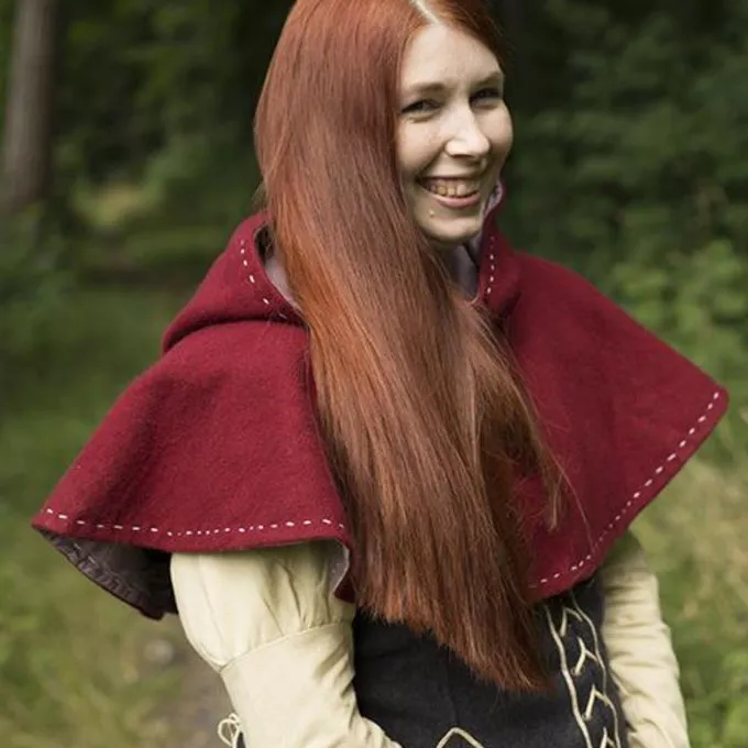 Epic Armoury Medieval Chaperon Erhard, Red 5 Epic Armoury Medieval Chaperon Erhard, Red - Image 5