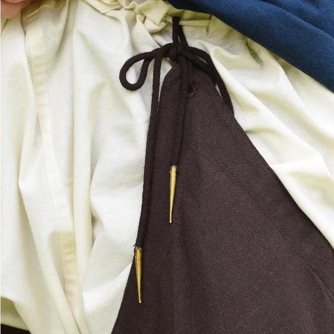 Medieval Chausses With Laces, Brown 3 Medieval Chausses With Laces, Brown - Image 3