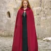 Leonardo Carbone Medieval Cloak Erna, Red