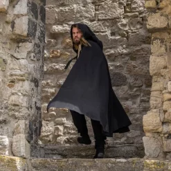 Leonardo Carbone Medieval Cloak Karen Black -Medieval Clothing Sales Store medieval cloak karen black 2