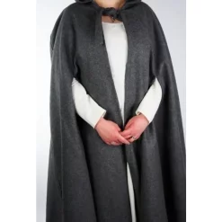 Leonardo Carbone Medieval Cloak Odelia Red -Medieval Clothing Sales Store medieval cloak odelia red 2