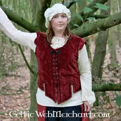 Leonardo Carbone Medieval Doublet Caelia Green -Medieval Clothing Sales Store medieval doublet caelia green 4