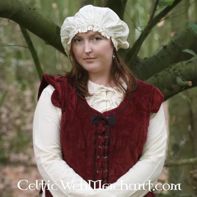 Leonardo Carbone Medieval Doublet Caelia Red 6 Leonardo Carbone Medieval Doublet Caelia Red - Image 6