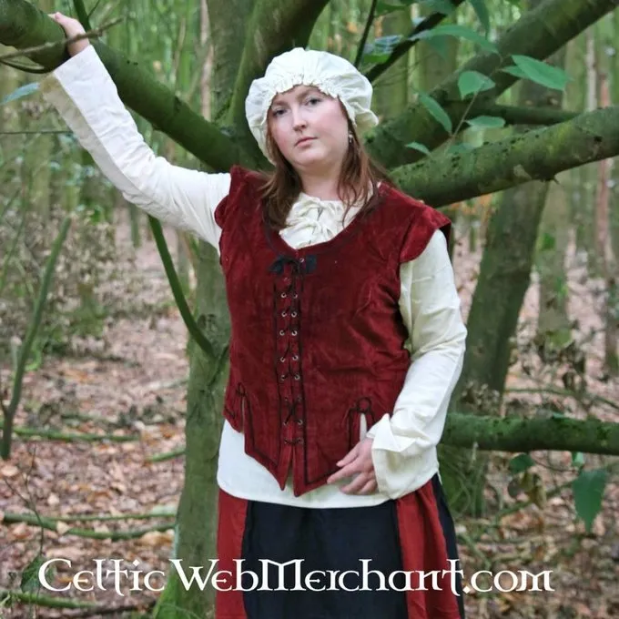 Leonardo Carbone Medieval Doublet Caelia Red 1 Leonardo Carbone Medieval Doublet Caelia Red