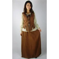 Leonardo Carbone Medieval Doublet Grace Black -Medieval Clothing Sales Store medieval doublet grace black 2