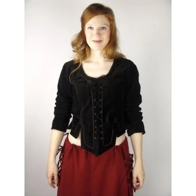 Leonardo Carbone Medieval Doublet Simone Red 2 Leonardo Carbone Medieval Doublet Simone Red - Image 2