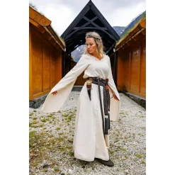 Leonardo Carbone Medieval Dress Begina, Natural -Medieval Clothing Sales Store medieval dress begina natural 1
