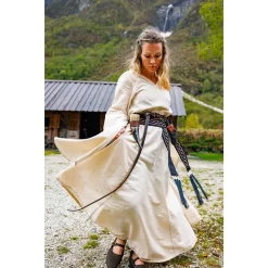 Leonardo Carbone Medieval Dress Begina, Natural -Medieval Clothing Sales Store medieval dress begina natural 4