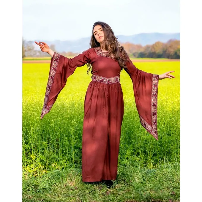 Leonardo Carbone Medieval Dress Borgia, Red 1 Leonardo Carbone Medieval Dress Borgia, Red