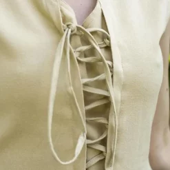 Epic Armoury Medieval Dress Elaine, Beige -Medieval Clothing Sales Store medieval dress elaine beige 3