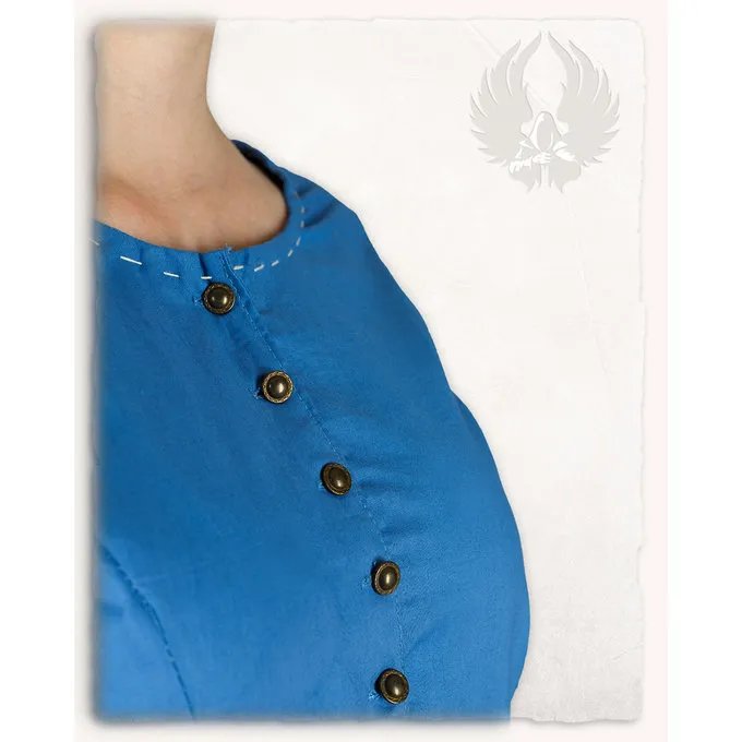 Mytholon Medieval Dress Elodie, Light Blue/cream 6 Mytholon Medieval Dress Elodie, Light Blue/cream - Image 6