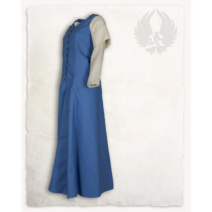 Mytholon Medieval Dress Elodie, Light Blue/cream 1 Mytholon Medieval Dress Elodie, Light Blue/cream