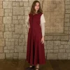 Mytholon Medieval Dress Elodie, Red/cream