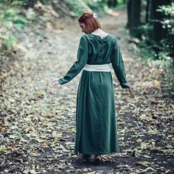 Leonardo Carbone Medieval Dress Emma, Olive Green -Medieval Clothing Sales Store medieval dress emma olive green 3