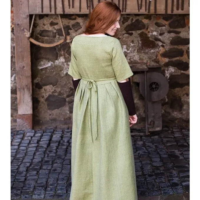 Burgschneider Medieval Dress Frideswinde Green 2 Burgschneider Medieval Dress Frideswinde Green - Image 2