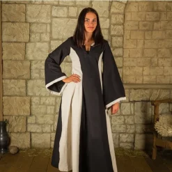 Mytholon Medieval Dress Iris, Black/cream