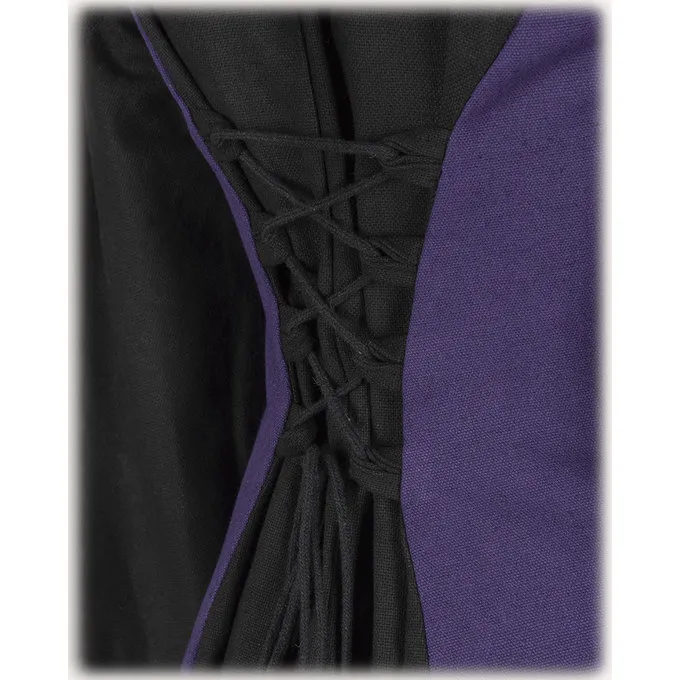 Mytholon Medieval Dress Iris, Black/purple 5 Mytholon Medieval Dress Iris, Black/purple - Image 5