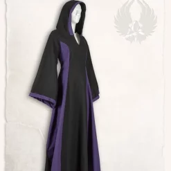 Mytholon Medieval Dress Iris, Black/purple 11 Mytholon Medieval Dress Iris, Black/purple -Medieval Clothing Sales Store medieval dress iris black purple 5